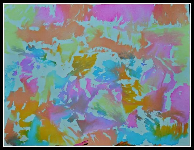 paper and water art for kids