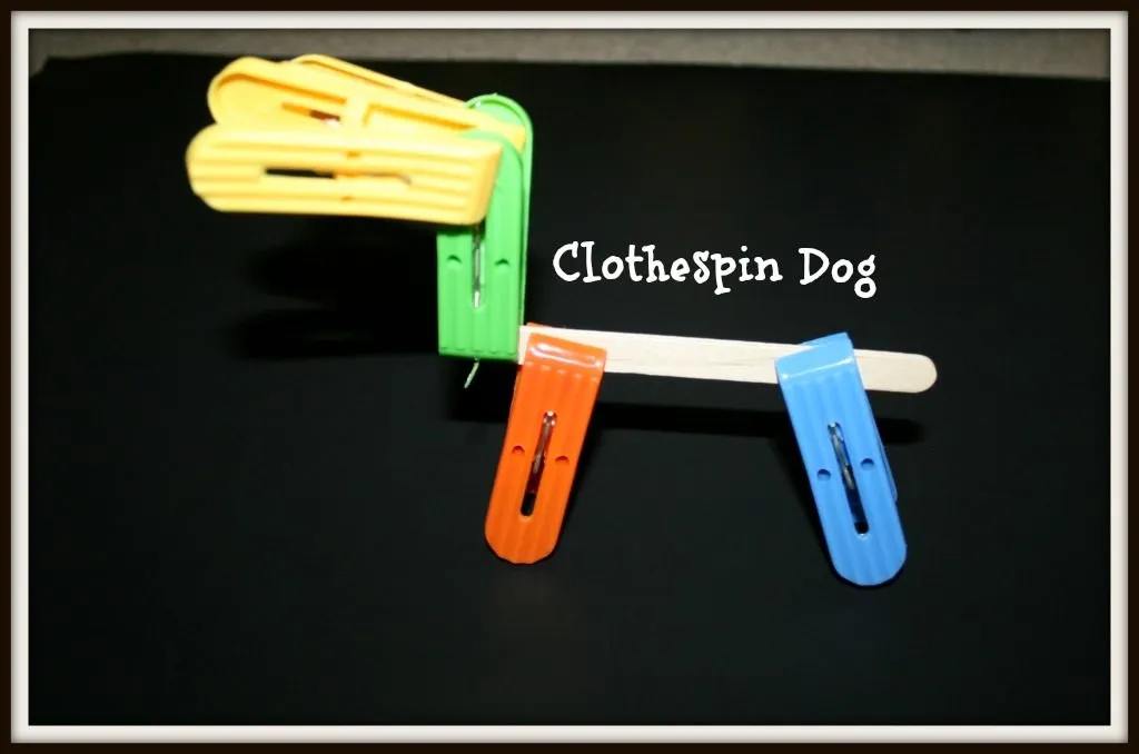 Easy Clothespin Animals