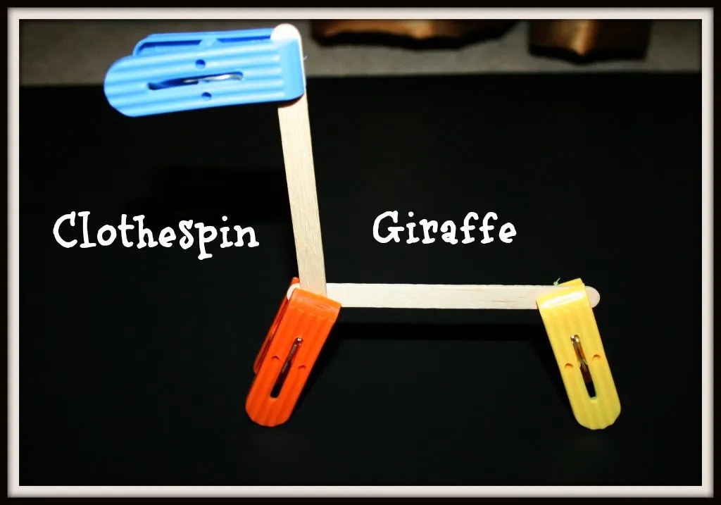 Easy Clothespin Animals