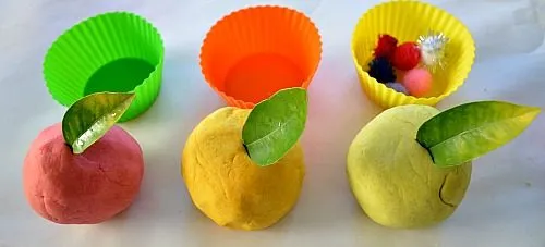 apple playdough