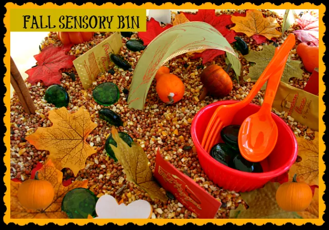 FALL SENSORY BIN