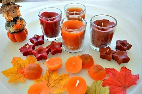 fall activities for candles