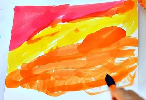 fall art activities for straws