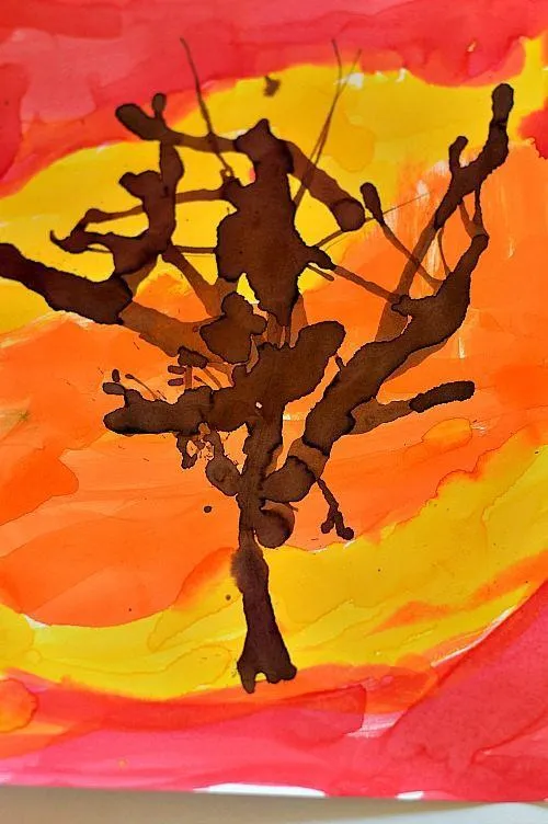 kids art for fall
