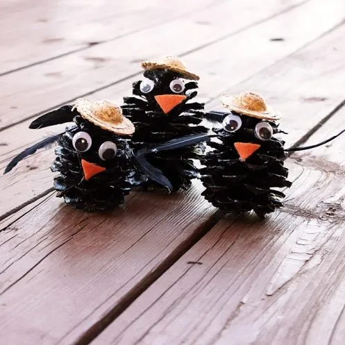 Pinecone Black Crows