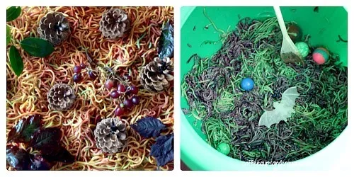 fall sensory play ideas
