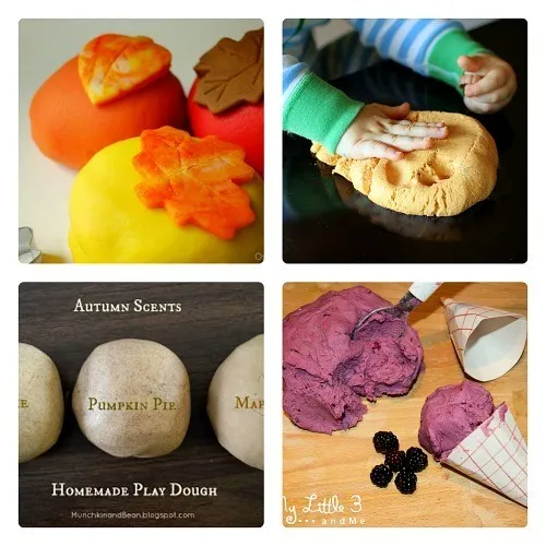 fall play dough