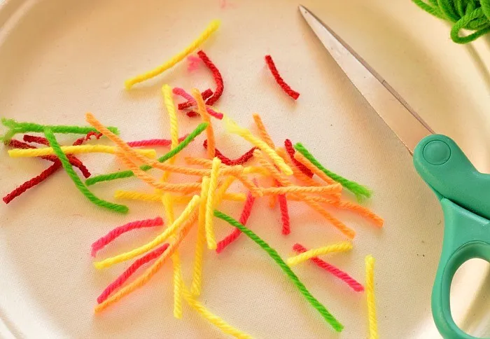 cut up yarn