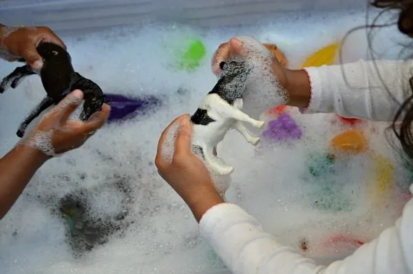 wash up after play