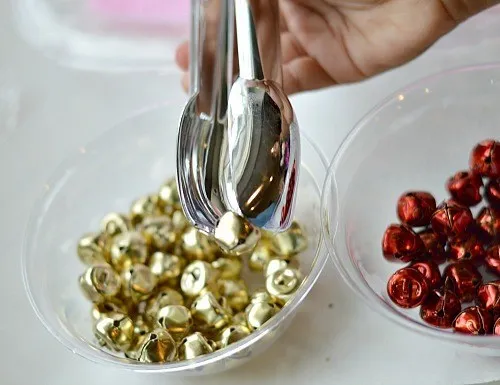 jingle bells activities with salt tray