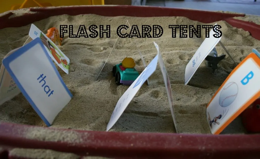 Flash Card Building in the Sandbox