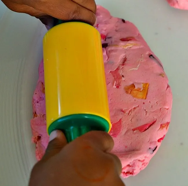 rolling sensory play