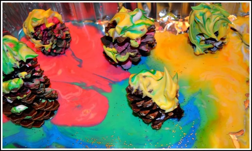 colored oobleck river