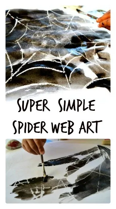 Super simple halloween art for toddlers and preschoolers