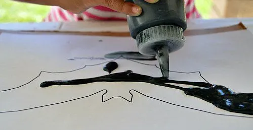 process for halloween art