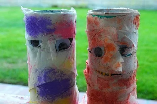 parents mummy halloween crafts