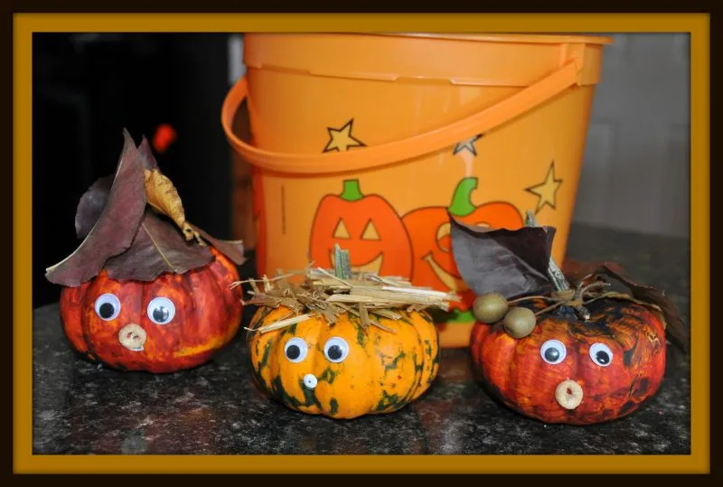 Halloween Mini Pumpkin Craft
