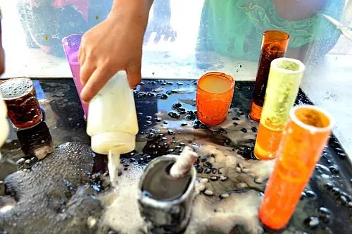 messy halloween fun
