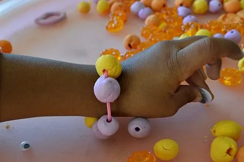 clay bracelet