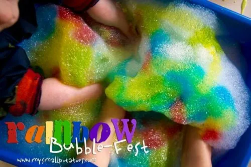 rainbow bubbles