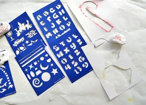 christmas cards stencils