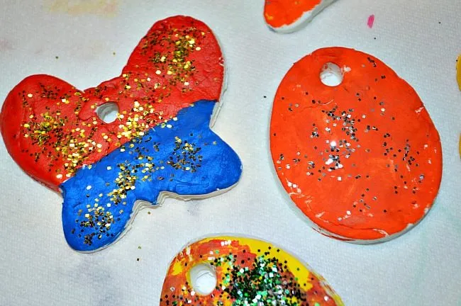 colored easter ornaments crafts