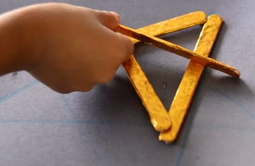 making a star ornament