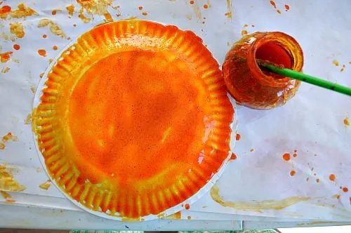 paper plate ainting