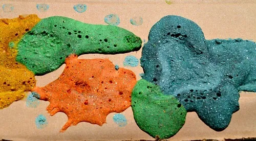 puffy paint art for kids