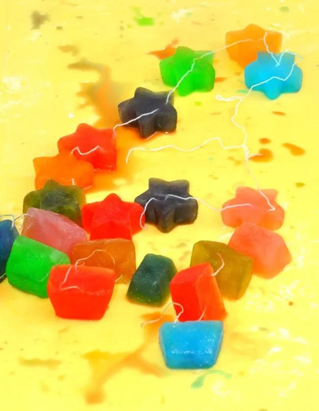 colored ice play