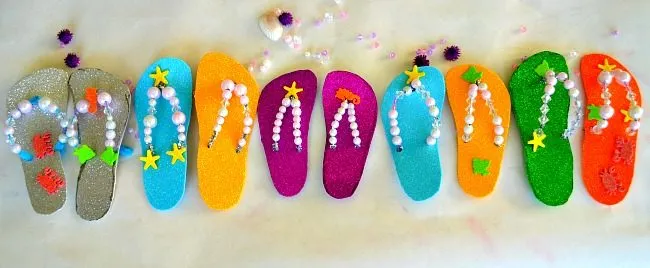 all flips flops garland