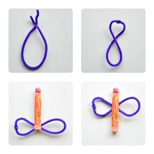 clothespin butterflies