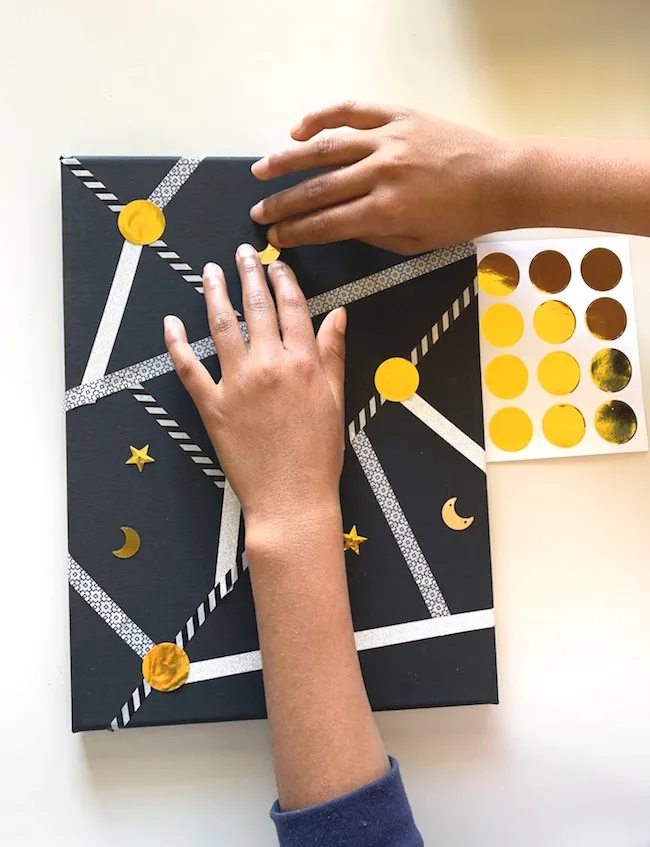 night sky wall art with canvas 9