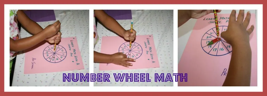 Number Wheel Math With a Safety Pin