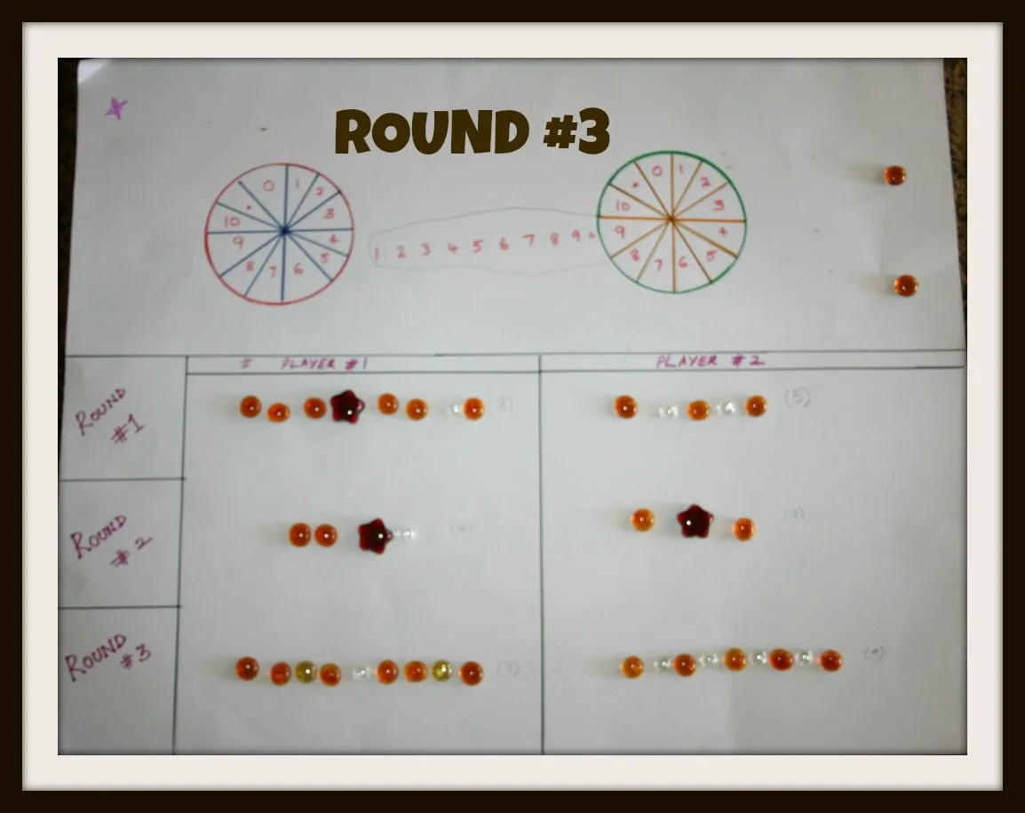 Number Wheel Math With a Safety Pin
