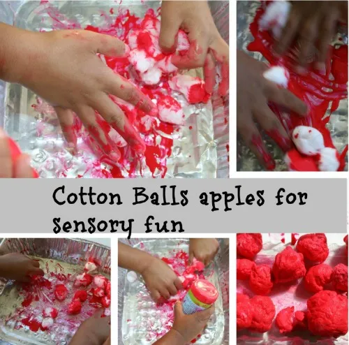 4 making apples craft
