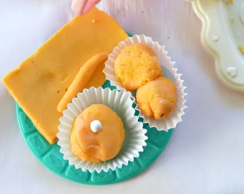 playing with playdough