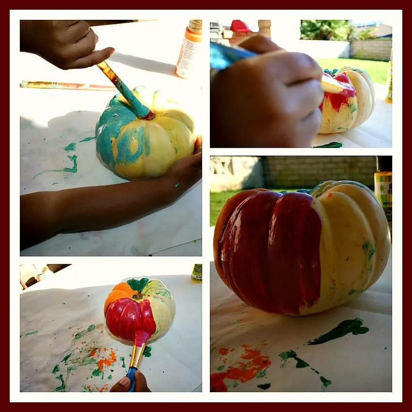 Number Turkey Pumpkin Craft