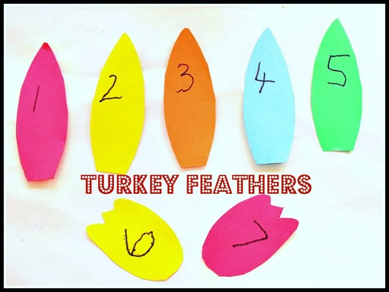 Number Turkey Pumpkin Craft