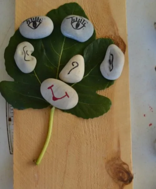 toddlers nature play art