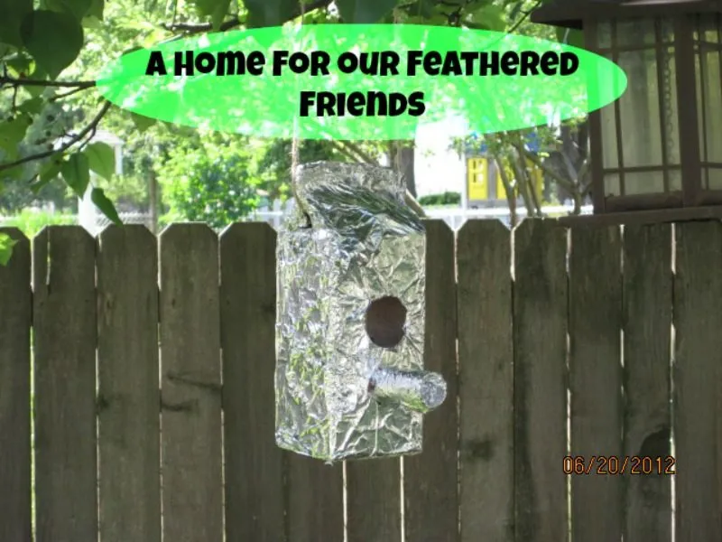 Milk Carton Birdhouse