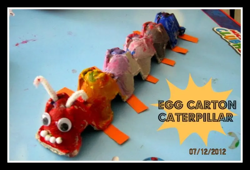Egg Carton Caterpillar