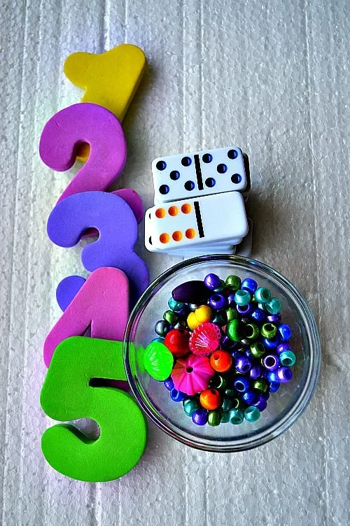number games with pipe cleaners