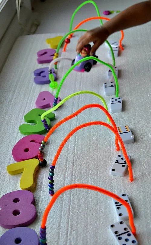 math activities with pipe cleaners