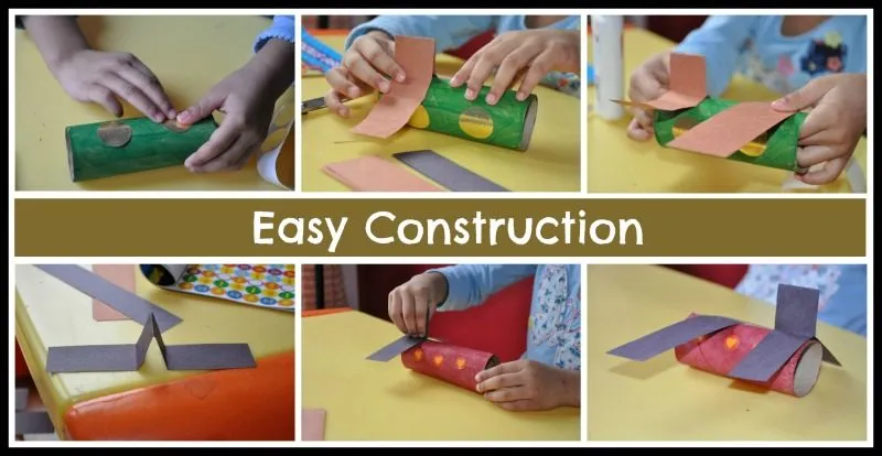 toilet paper roll craft airplane
