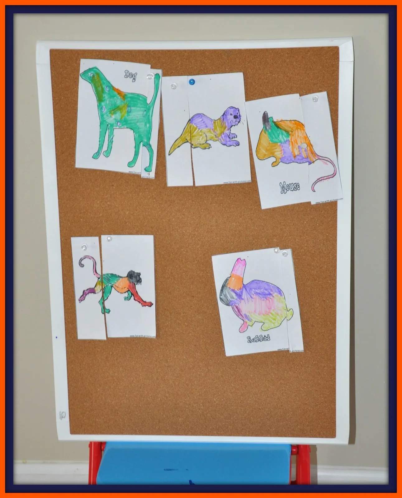 Who Lost His Tail? Animal Tail Matching Game