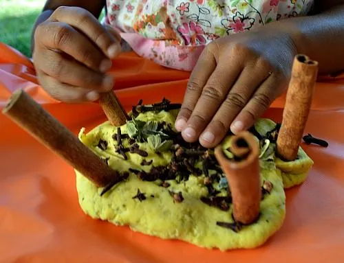 toddler playdough play