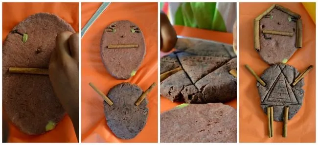 creating with spicy playdough