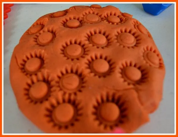 colorful playdoh