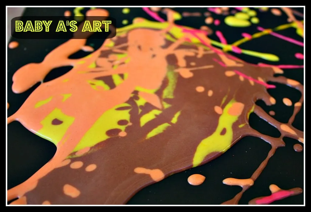 Puffy Paint Fall Art